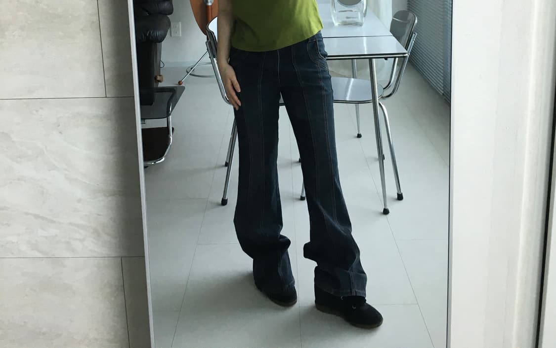 flare denim pants 상품이미지4