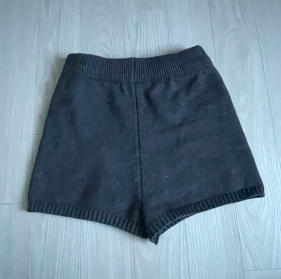 니트 반바지 울 팬츠 (차콜) 상품이미지9