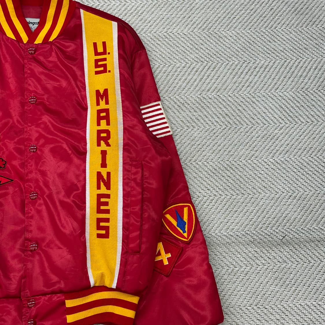 스윙스터 패치 새틴자켓 r2940 상품이미지6