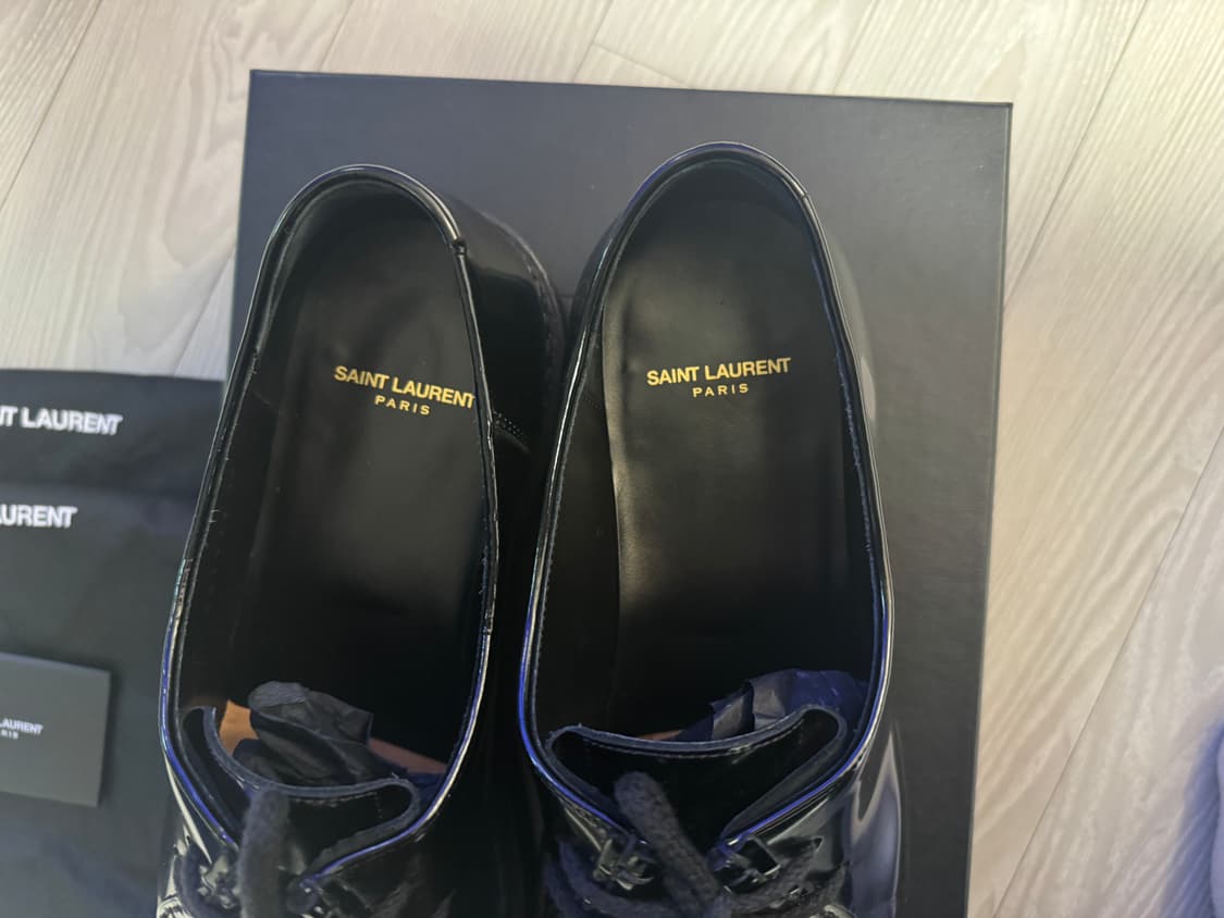 생로랑 / 마르셀 패널 더비 블랙 / 43 상품이미지4