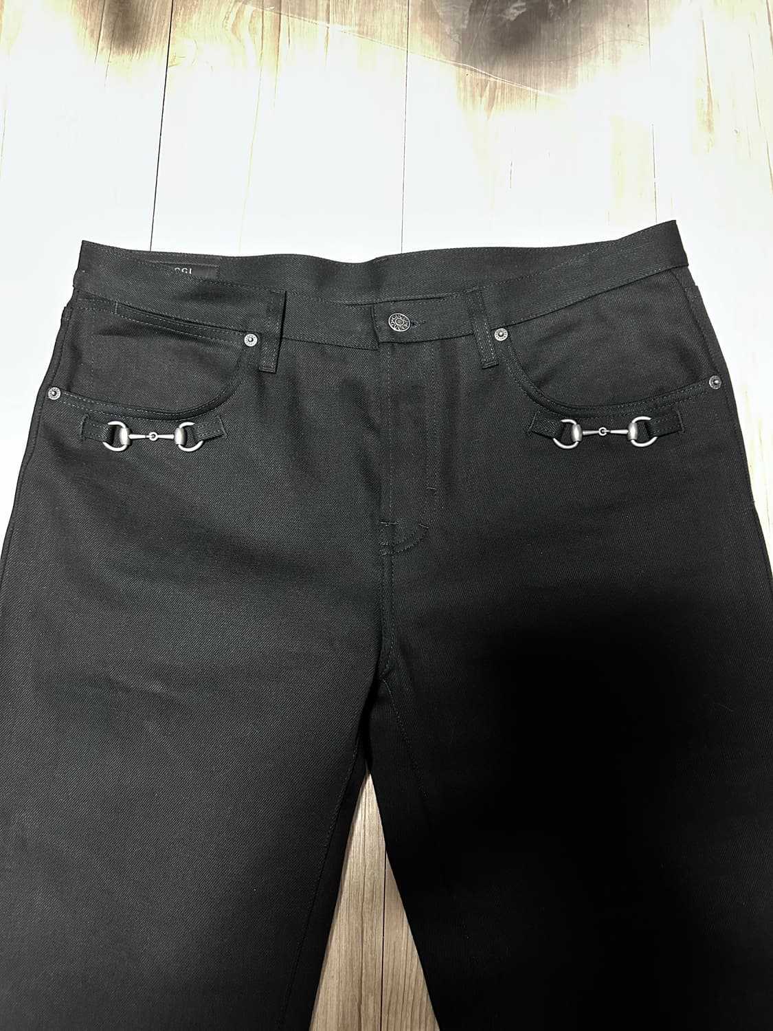 구찌 홀스빗 데님 팬츠 블랙 38 by 뎀나 상품이미지2