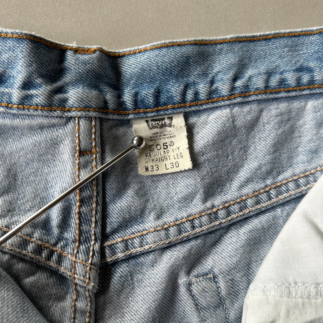 [32인치]리바이스 Levi's 505 레귤러 스트레이트 데님 팬츠 상품이미지8