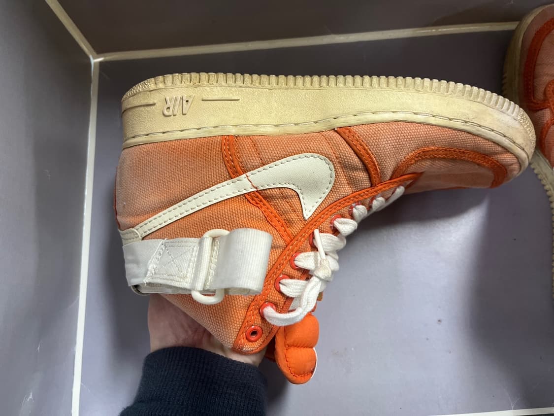 나이키 에어포스원 오렌지 컨버스 하이 265 95년식 상품이미지5