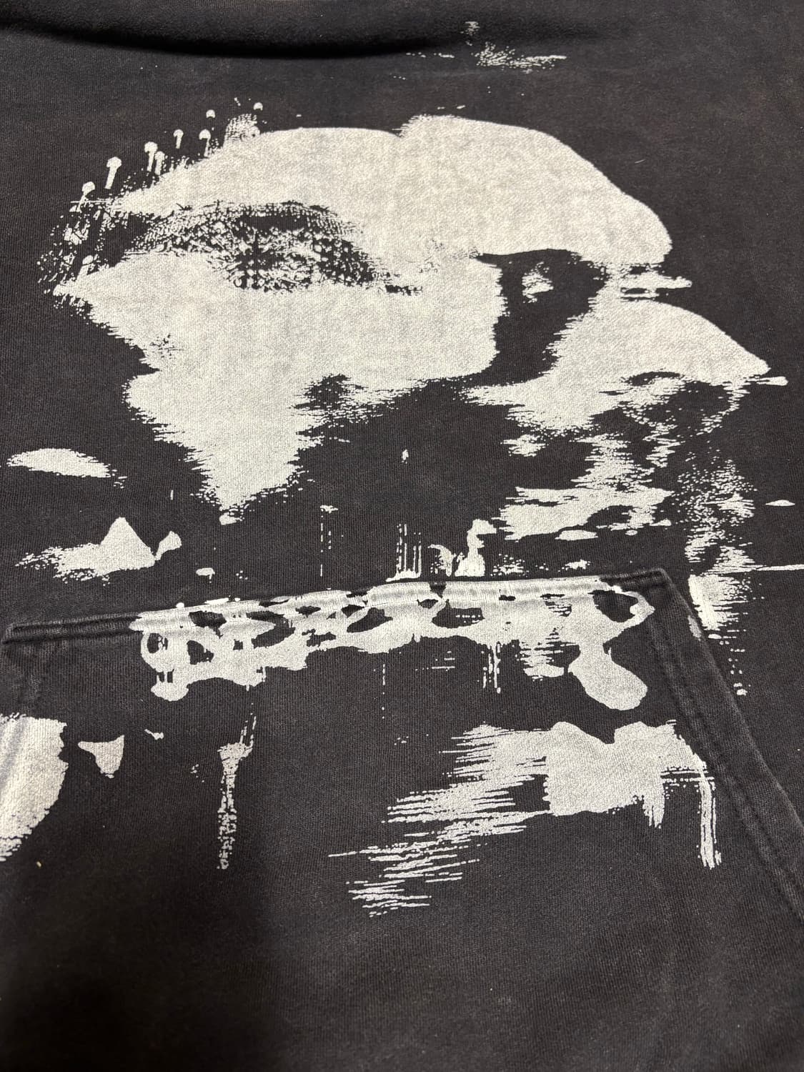 Nine path 블랙 후드티 상품이미지3