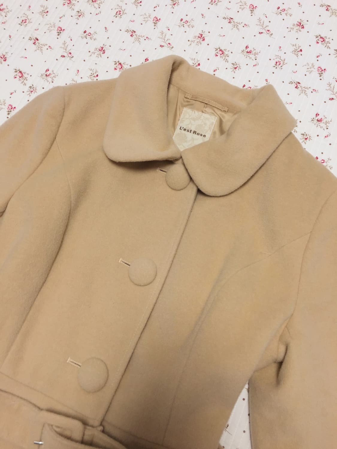 빈티지 라떼갸루모리걸 레스트로즈 코트 상품이미지2