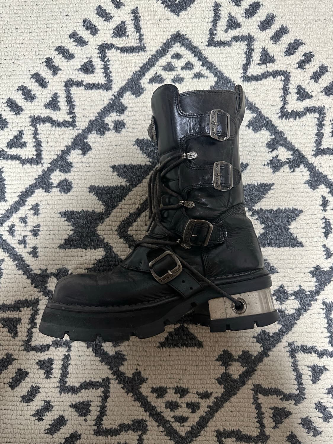 New Rock metallic boots 상품이미지3