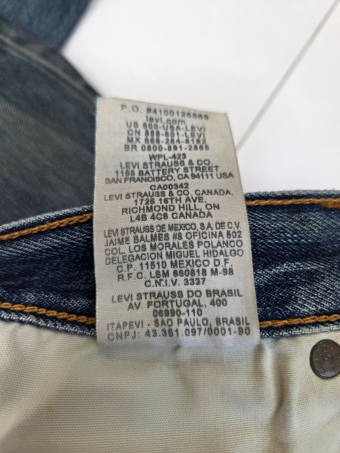 리바이스501 스트레이트 핏  상품이미지8