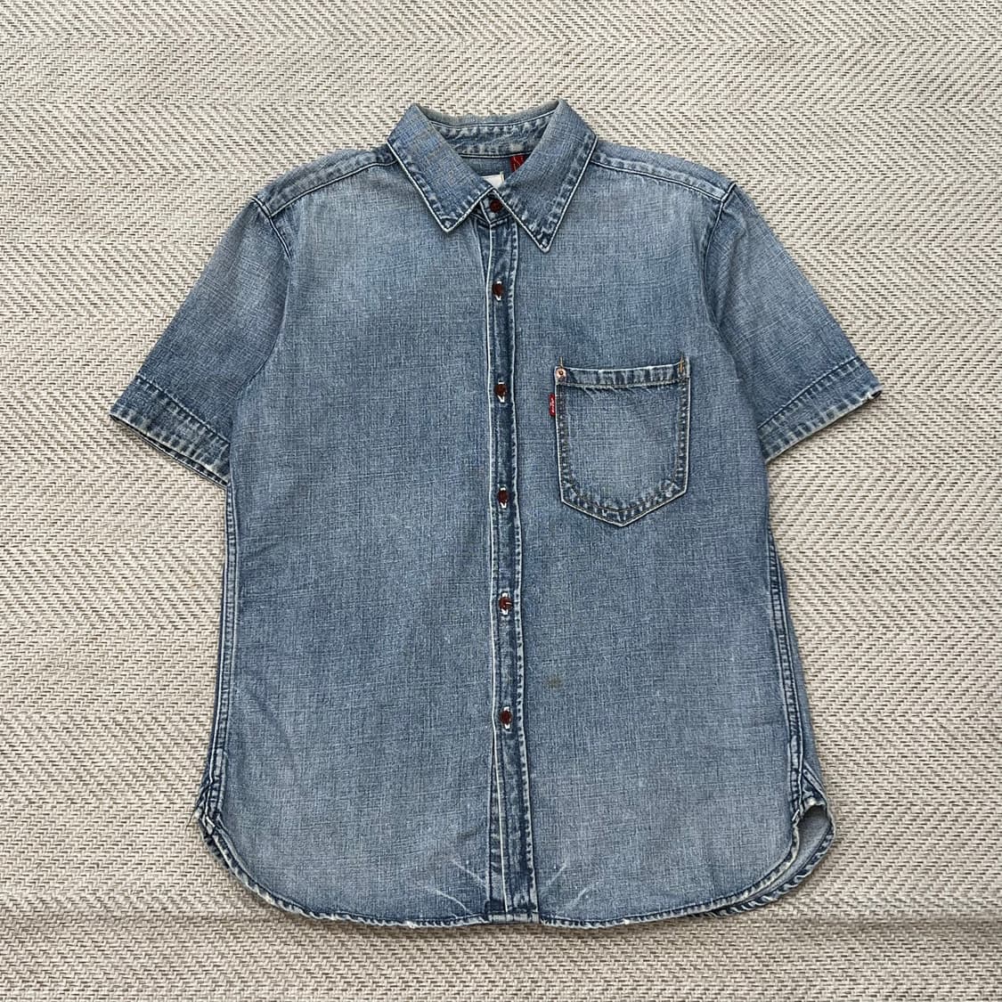 리바이스 레드룹 데님반팔셔츠 r3288 상품이미지1