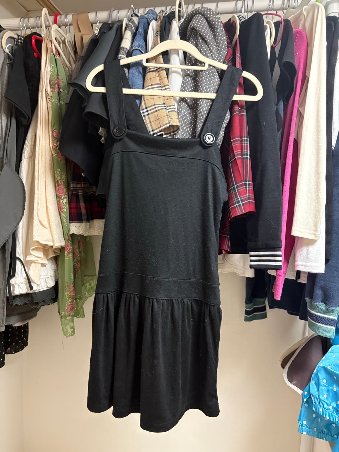 빈티지 멜빵 원피스  상품이미지1