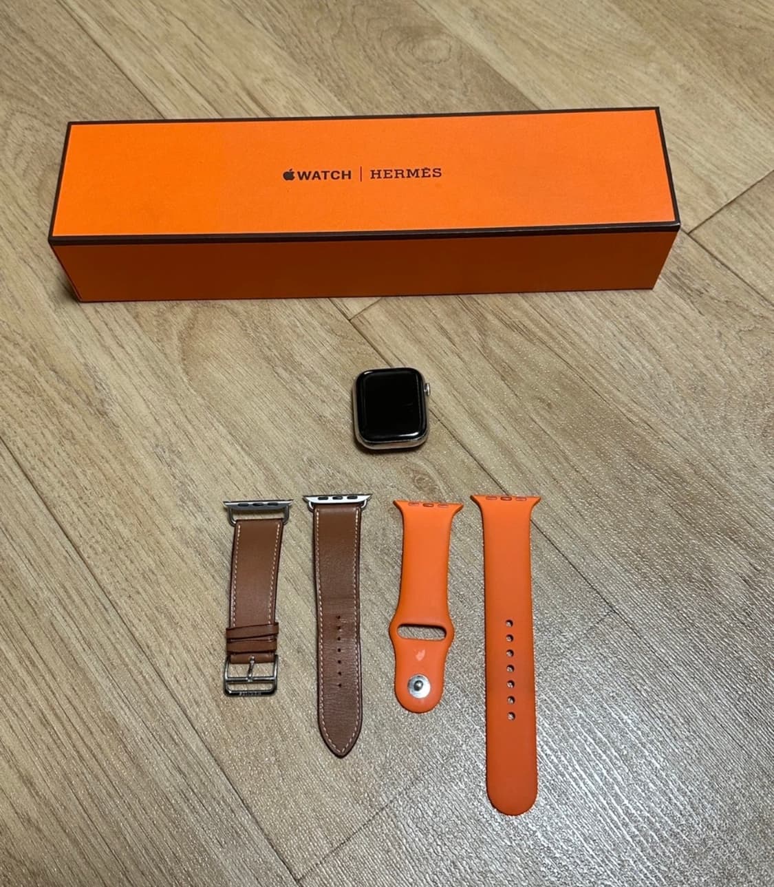 애플워치7 에르메스 45mm 풀박스 배터리80% 상품이미지3