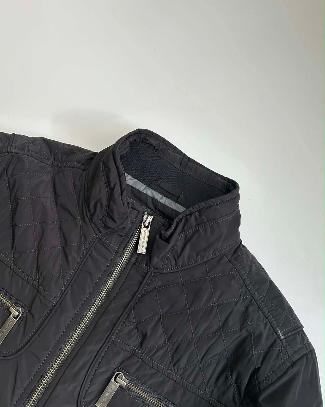 [M] 캘빈클라인 진스 멀티포켓 00s 퀄티드 집업 자켓 상품이미지5