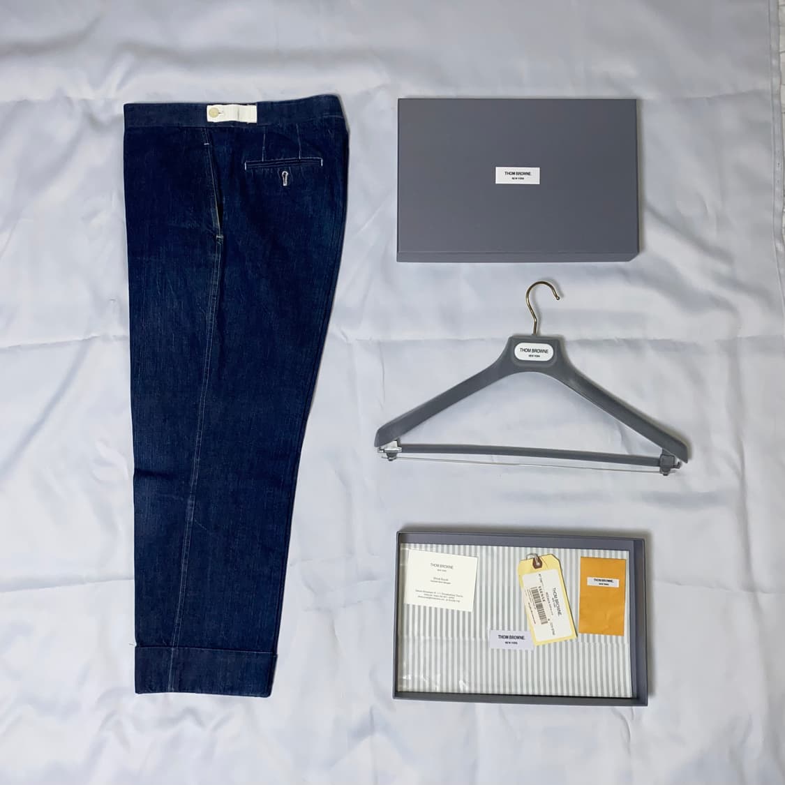 톰브라운 x 바니스 뉴욕 2007 화이트라벨 데님 트라우져 상품이미지1