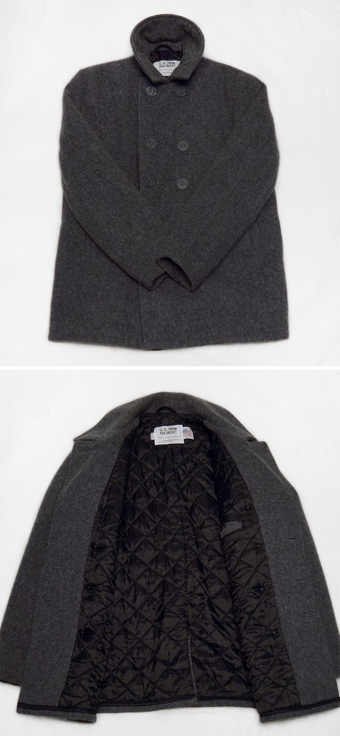 쇼트 USA 740N 부클 크래프트울 더블 피코트 자켓 (42/105) 상품이미지3