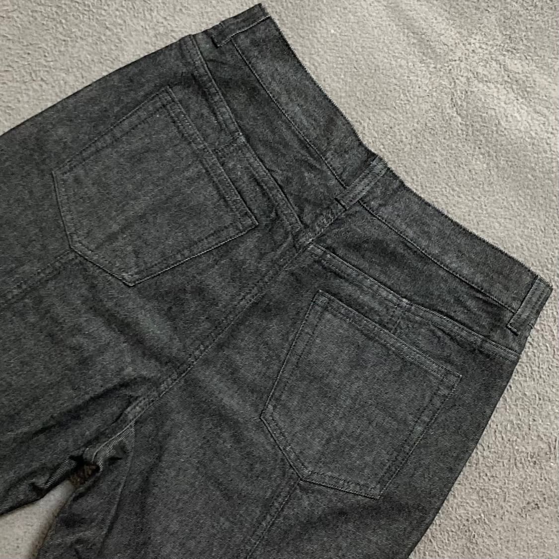 코스 릴렉스드 블랙진 데님팬츠 W28 상품이미지4