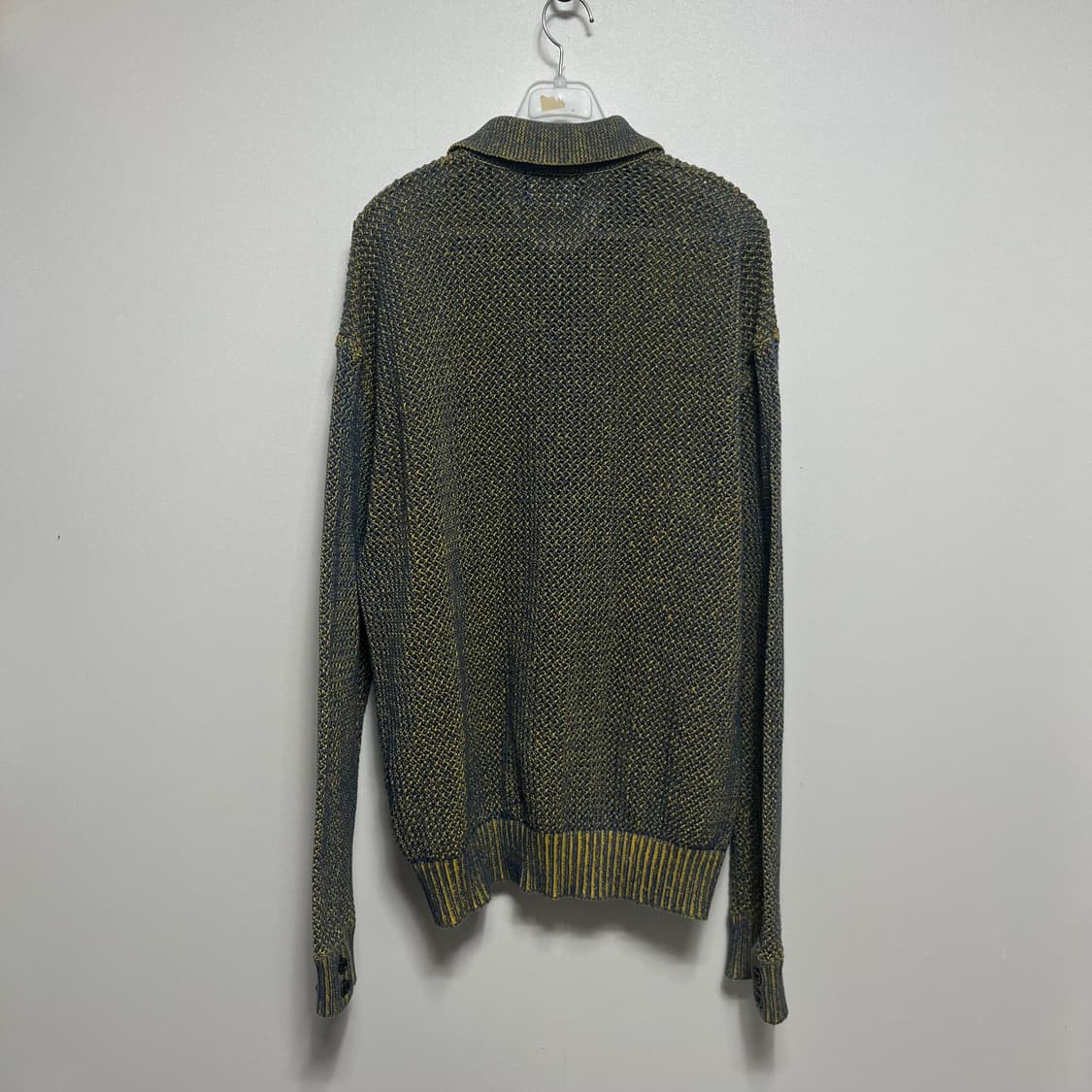 ADDOFF  애드오프 투톤 니트 가디건 L 상품이미지8