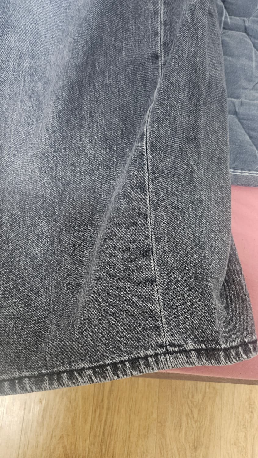 해칭룸 와이드 커브진 블루 블랙 2사이즈 묶음판매 상품이미지9