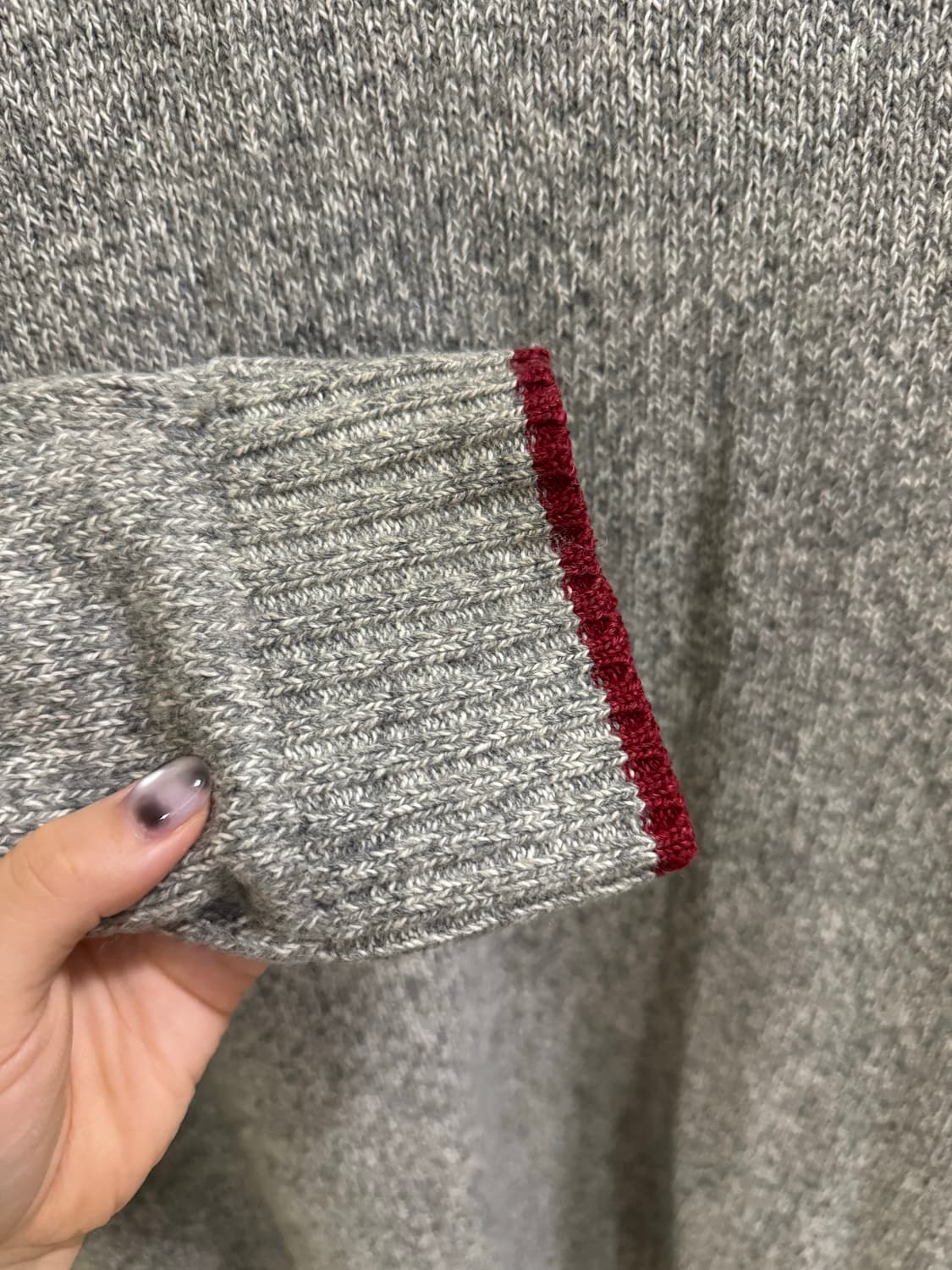 폴로 랄프로렌 성조기 니트 스웨터 그레이 상품이미지6