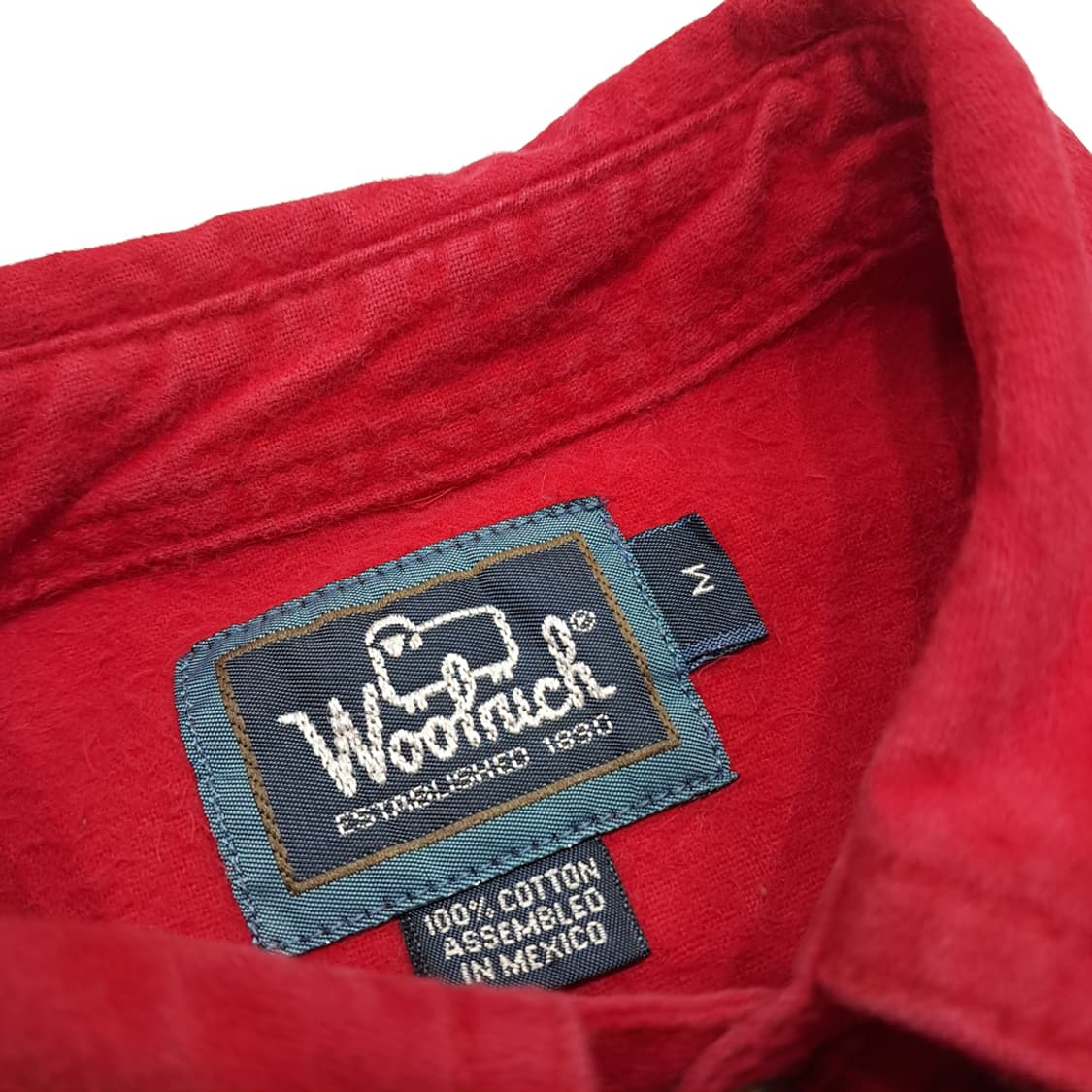 CN930 L 울리치 레드 플란넬 긴팔 셔츠 남방 상품이미지4