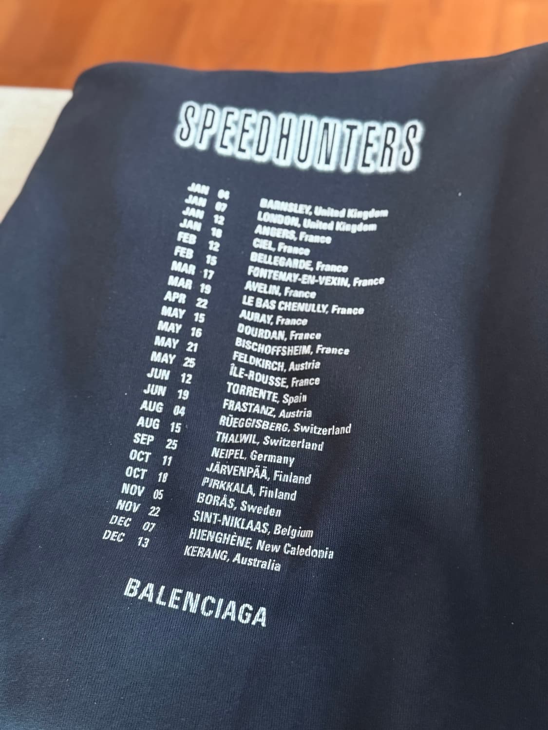 발렌시아가 스피드헌터 후드티 XS 상품이미지2