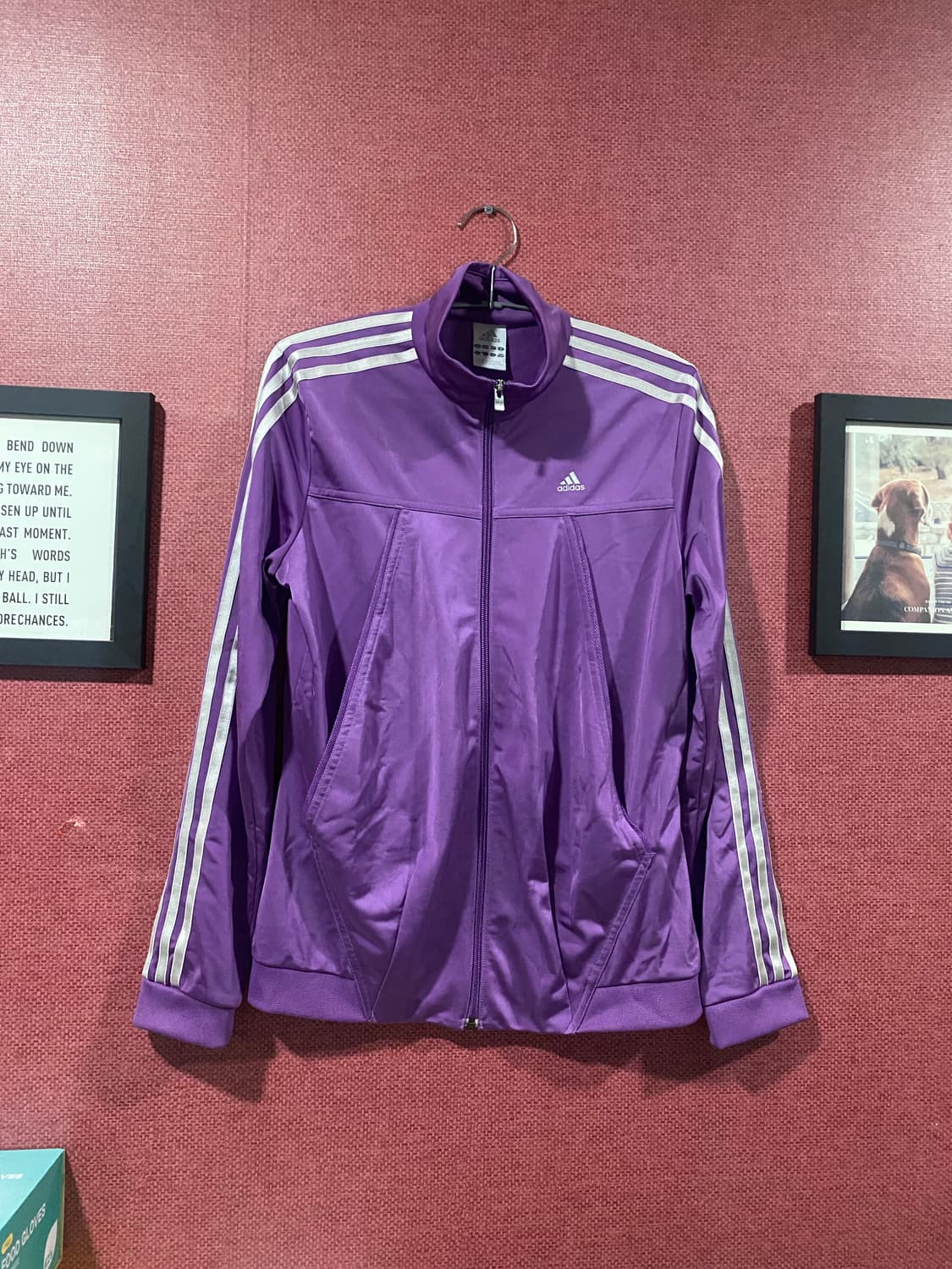 Y2K 아디다스 보라색 트랙 자켓 상품이미지1