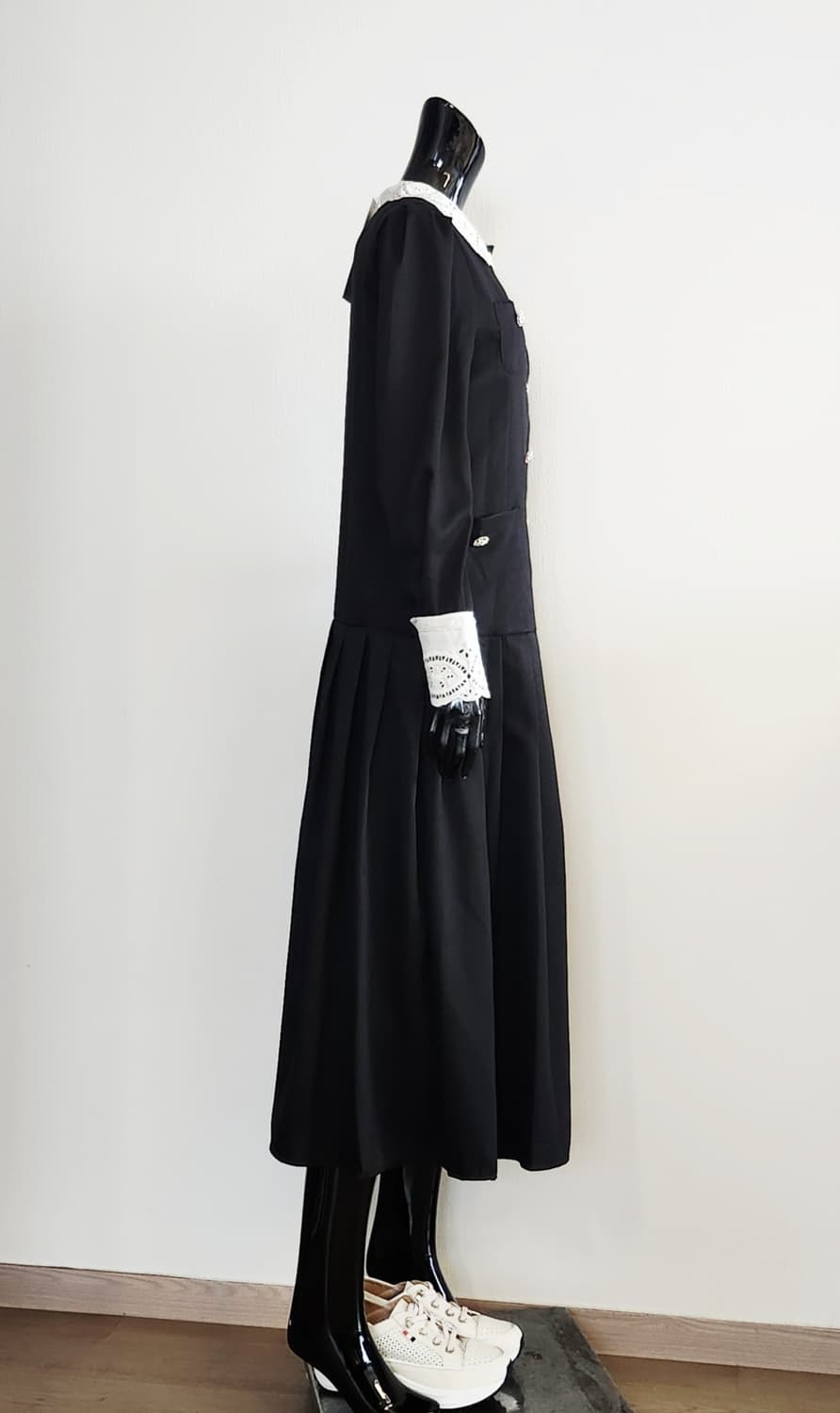 레이스넥 원피스  상품이미지4