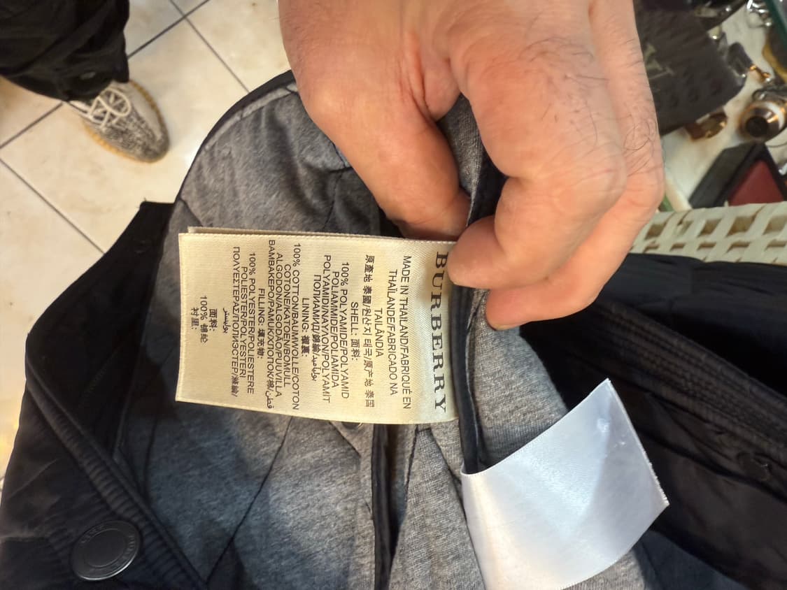 95 정품 버버리 누빔 블루종 팝니다 상품이미지5