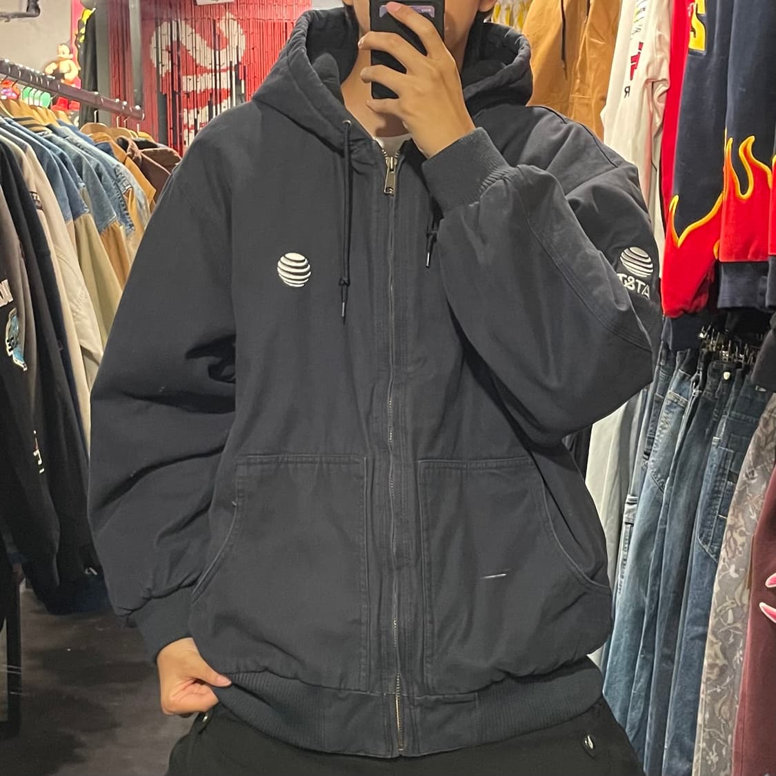 [IM] VTG 네이비후드 워크자켓 상품이미지3