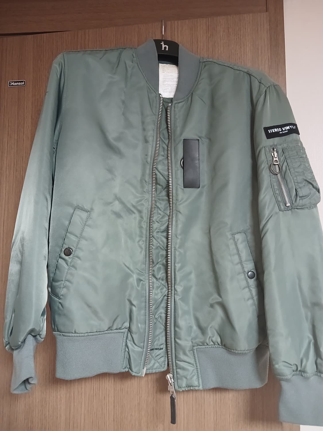 스테레오 바이널즈 카키 ma-1 상품이미지1