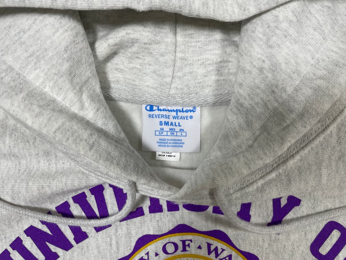 100) 00s 챔피온 리버스위브 워싱톤 대학 후드티(RRL&LVC&폴로 상품이미지4