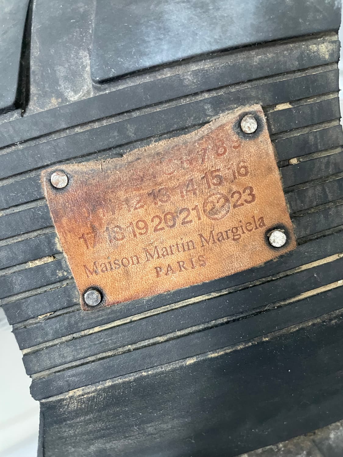 (44)마틴 마르지엘라 빈티지 컴뱃부츠 상품이미지1