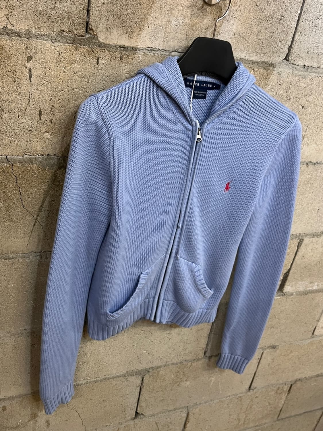 폴로 랄프로렌 니트 후드 집업 상품이미지3