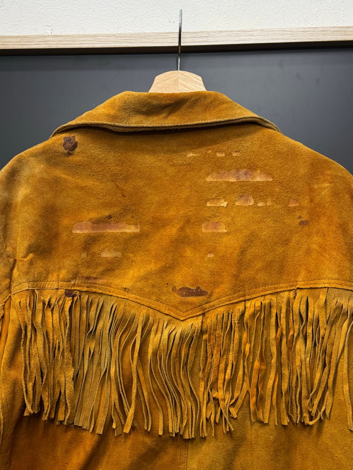 70s western suede fringe jacket 상품이미지4