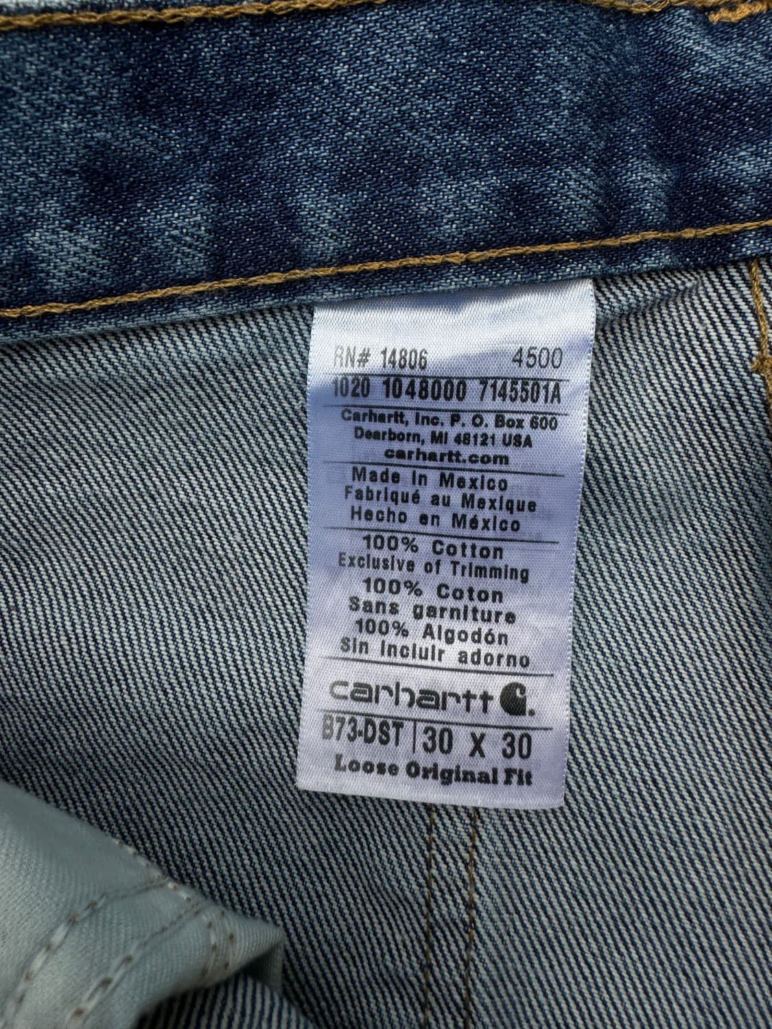 Carhartt doubleknee B73 DST 상품이미지4