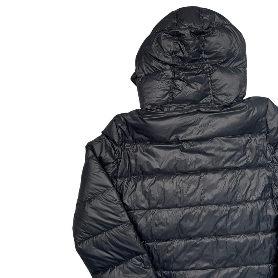 쇼트 그레이 유광 패딩 자켓 L 상품이미지5