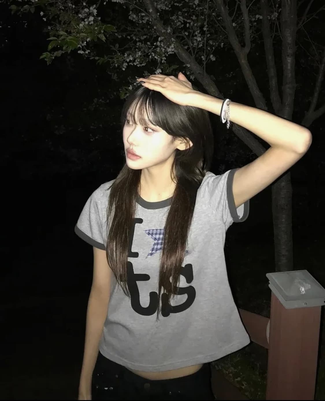 탄산마그네슘 링거 티셔츠 그레이 (우먼) 상품이미지3