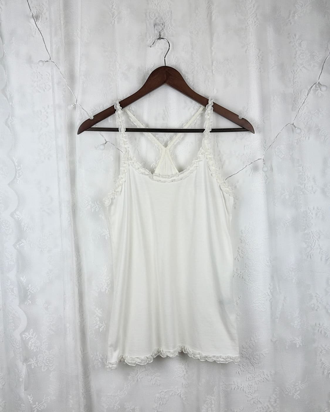 JPN frill lining sleeveless top 상품이미지3