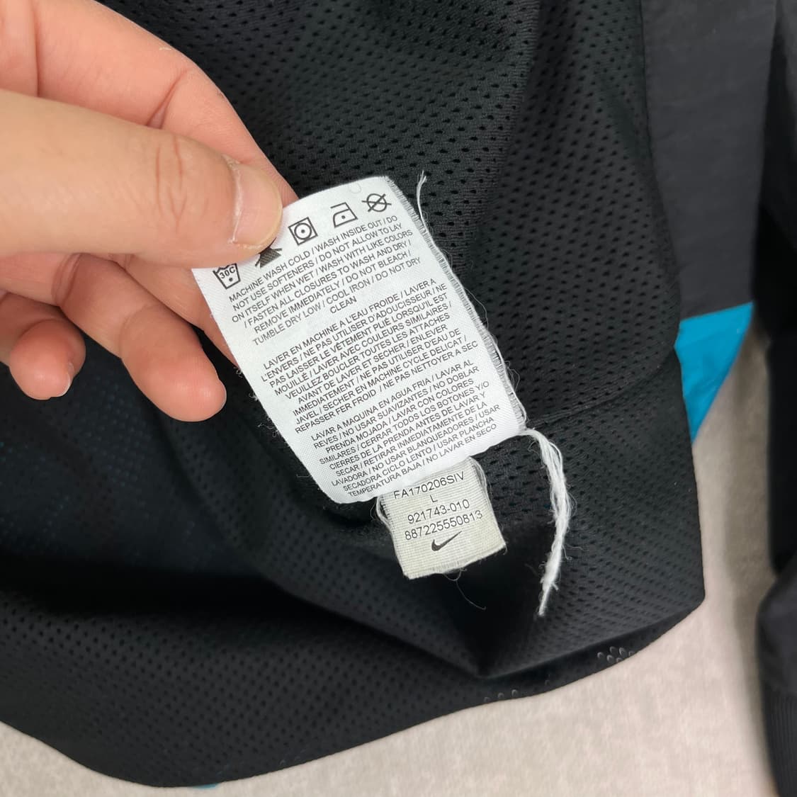 105 나이키 나일론 반집업 자켓 상품이미지6