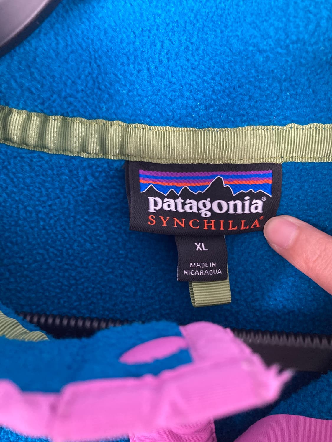 파타고니아 신칠라 풀오버 하울링 터콰이즈 (XL) 상품이미지3