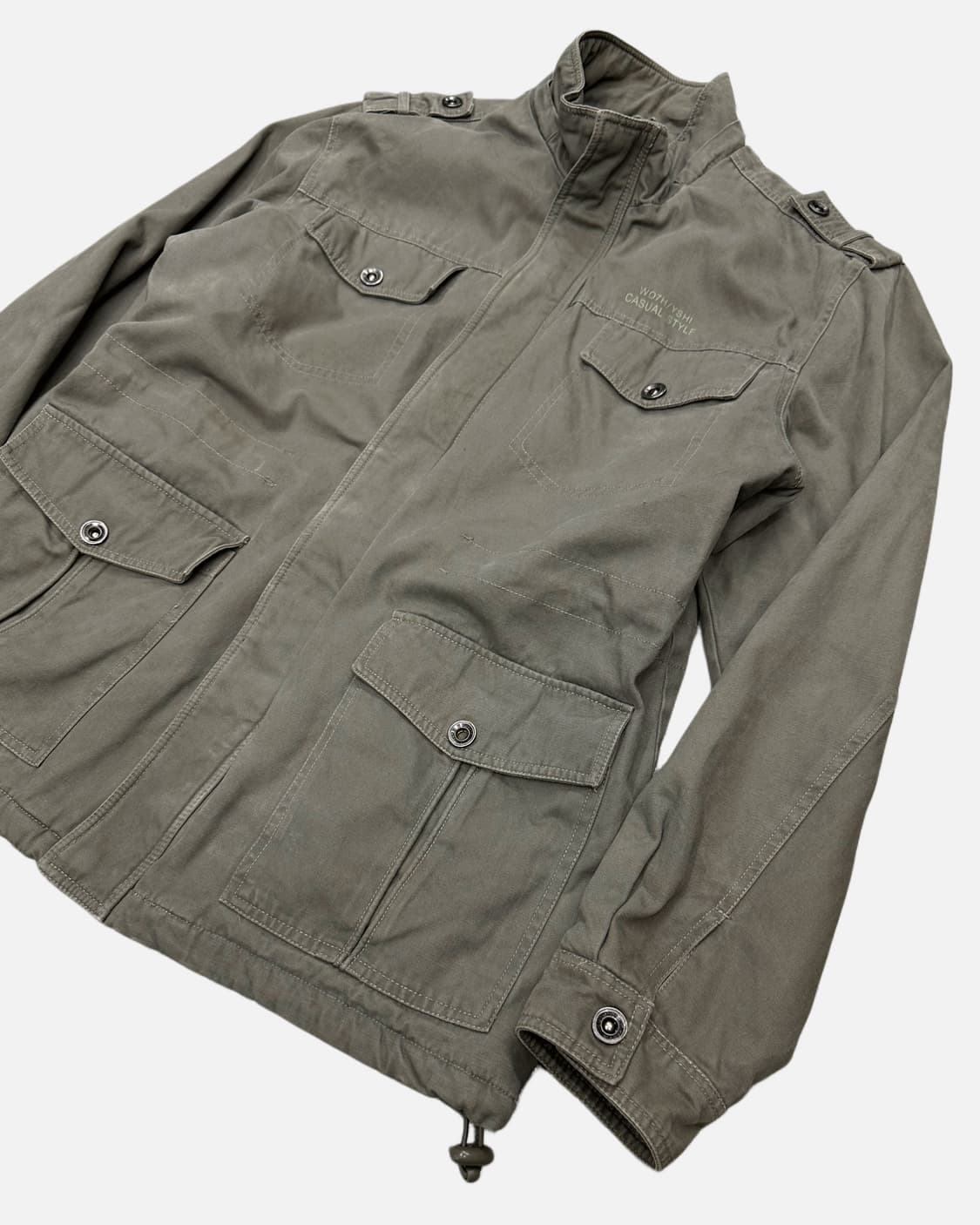 vintage khaki military field jakcet 상품이미지2