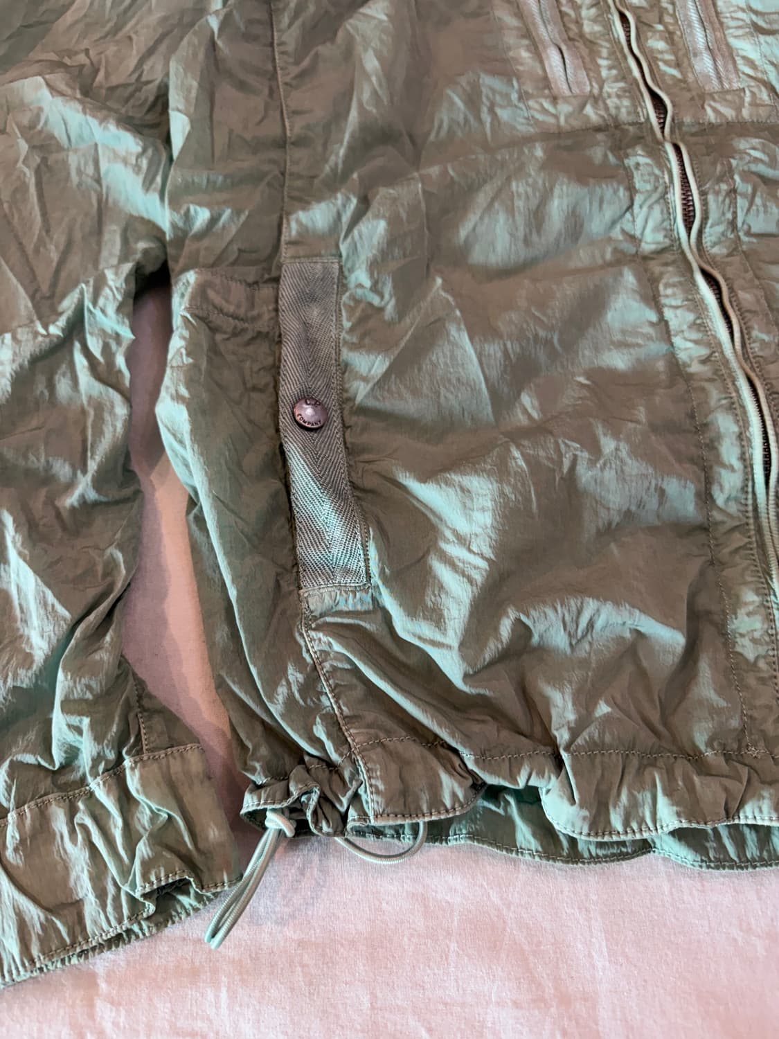 CP 컴퍼니 나일론 바람막이 자켓 민트그린 상품이미지2