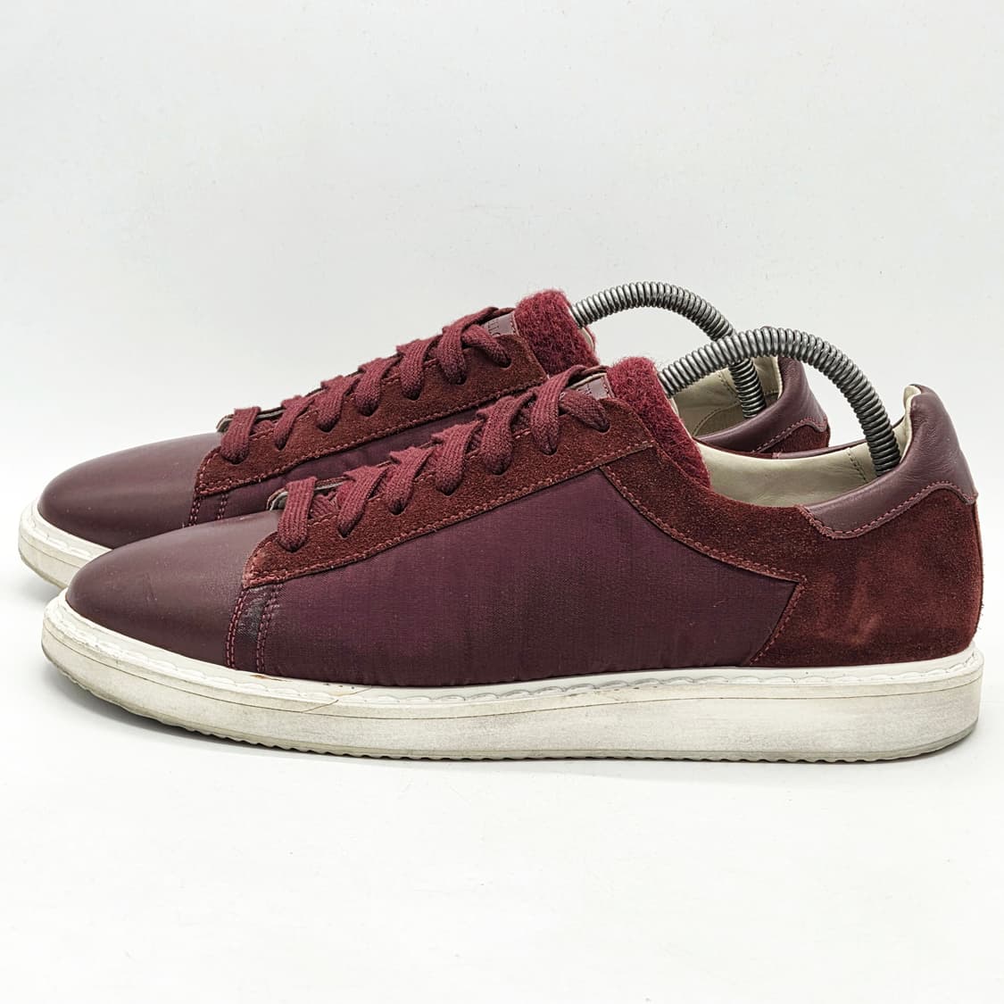 브루넬로 쿠치넬리 로우탑 스니커즈 버건디 (42 1/2) 상품이미지1