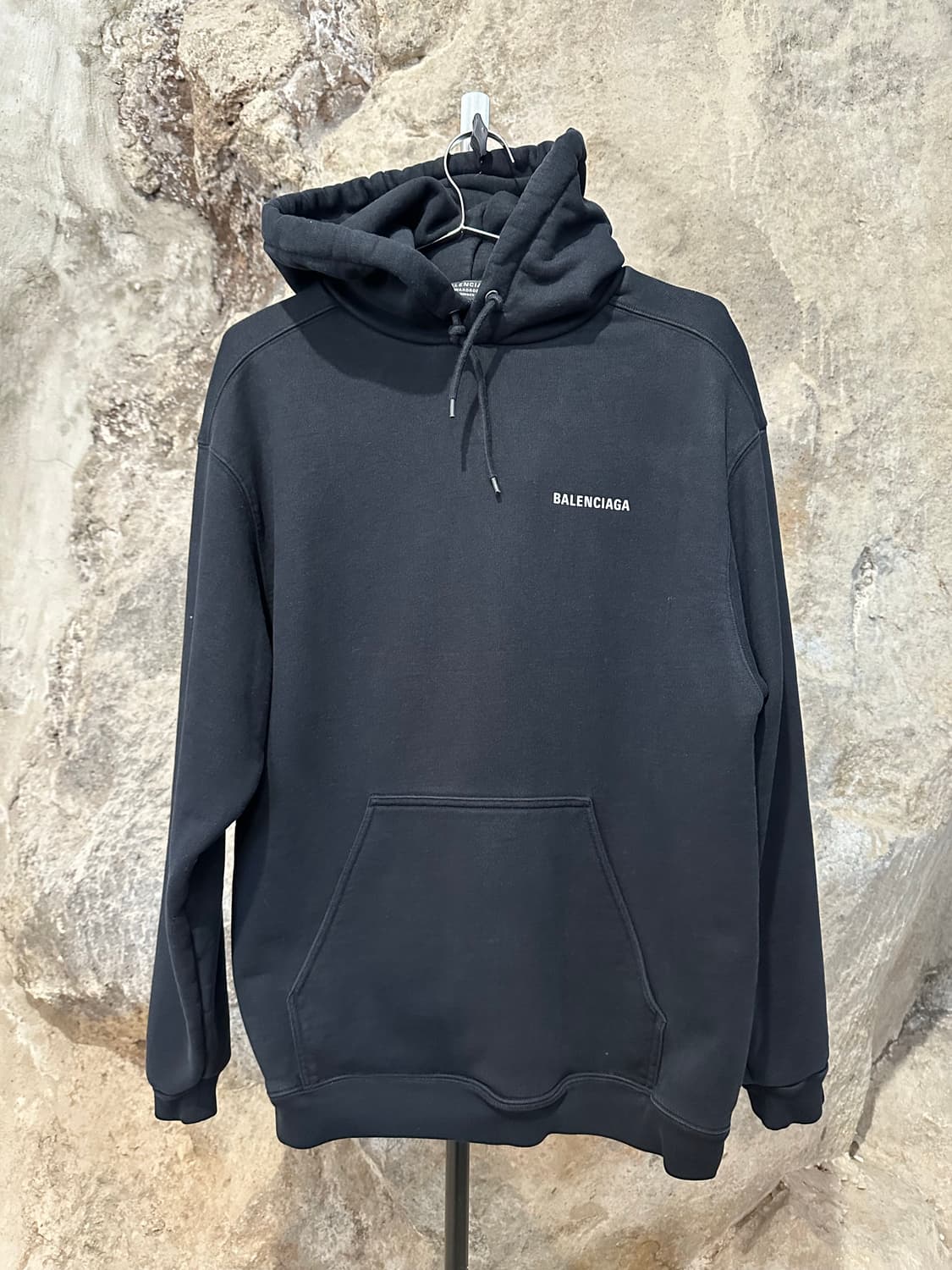 빌렌시아가 백로고 레귤러 핏 후드 상품이미지2