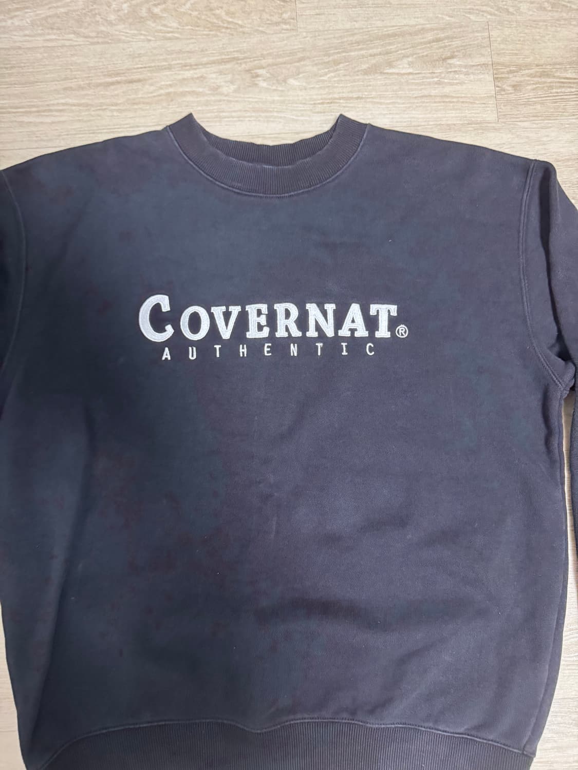 커버낫 어센틱 맨투맨 s (기모) 상품이미지2