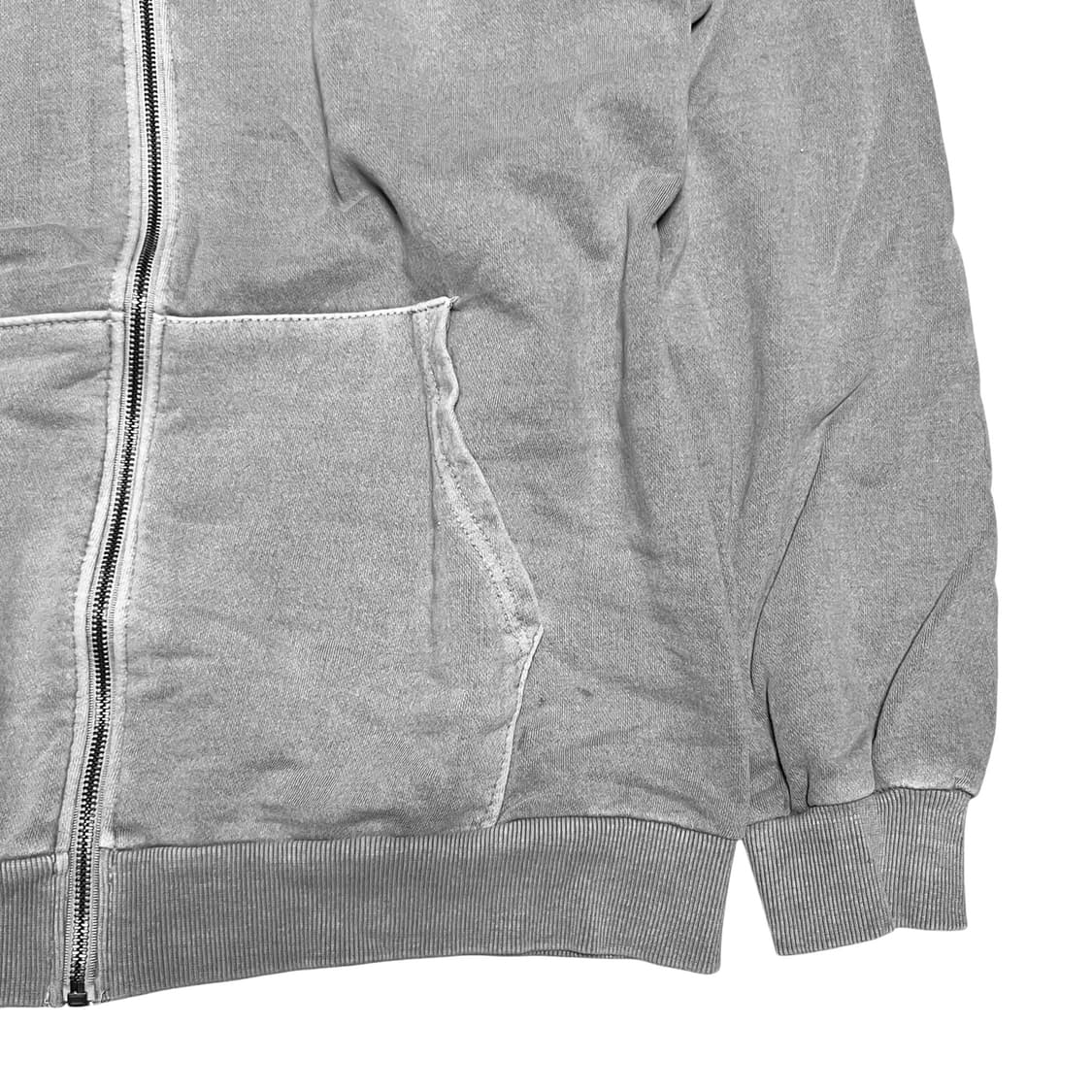 Vintage Pigment Hooded Zip-Up_Gray 상품이미지3