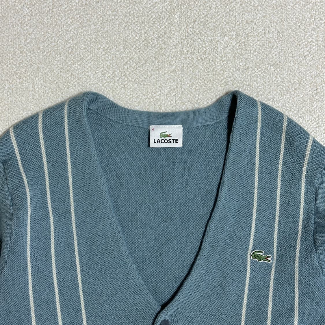 라코스테 스트라이프 가디건 상품이미지5