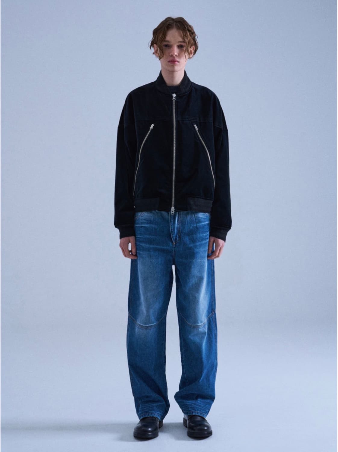 ETCE 벨벳 블루종 상품이미지2