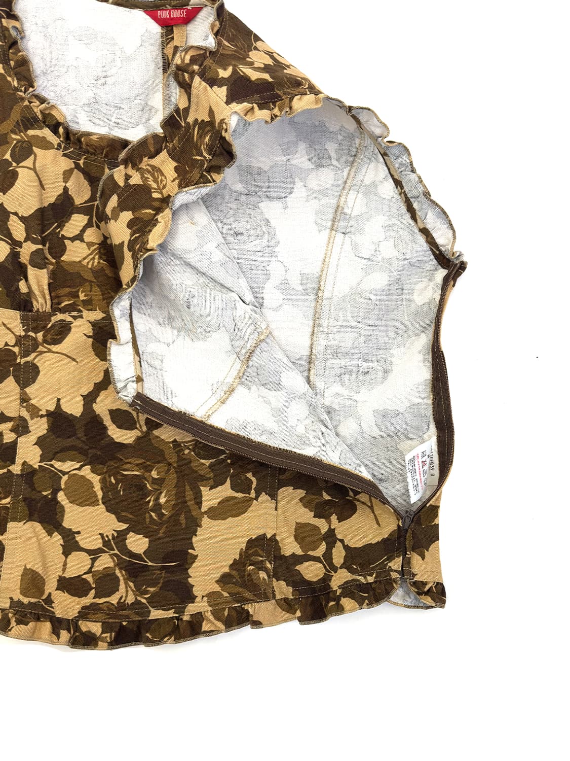 Pink House Floral Bustier Top/ L 상품이미지6