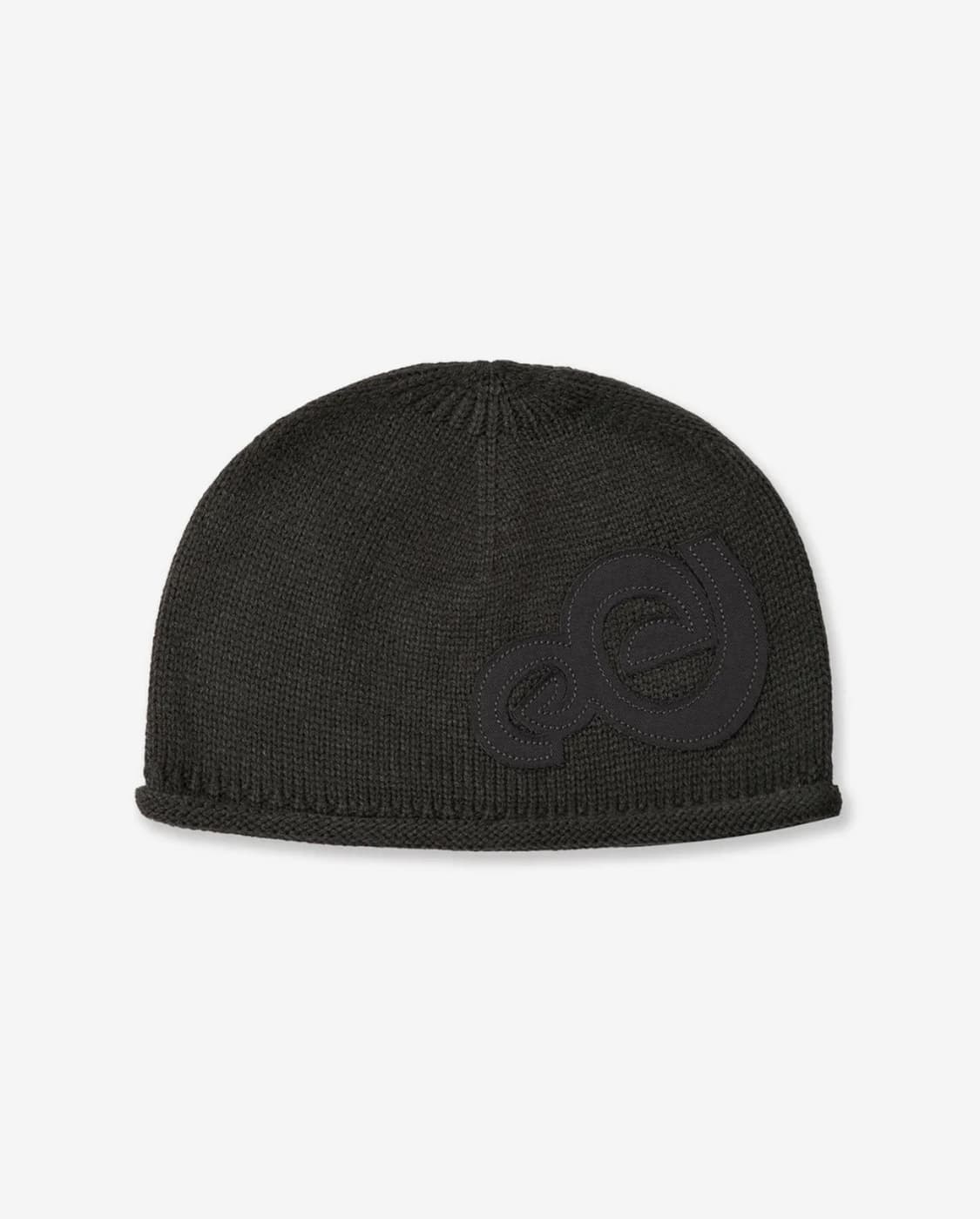 aeae APPLIQUE SPIRAL LOGO BEANIE 차콜 상품이미지1