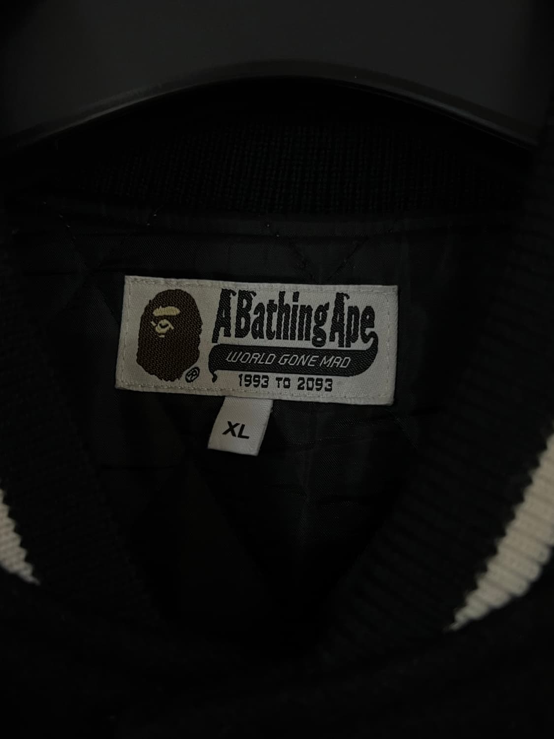 베이프 멜튼 울 샤크 바시티 자켓 상품이미지5