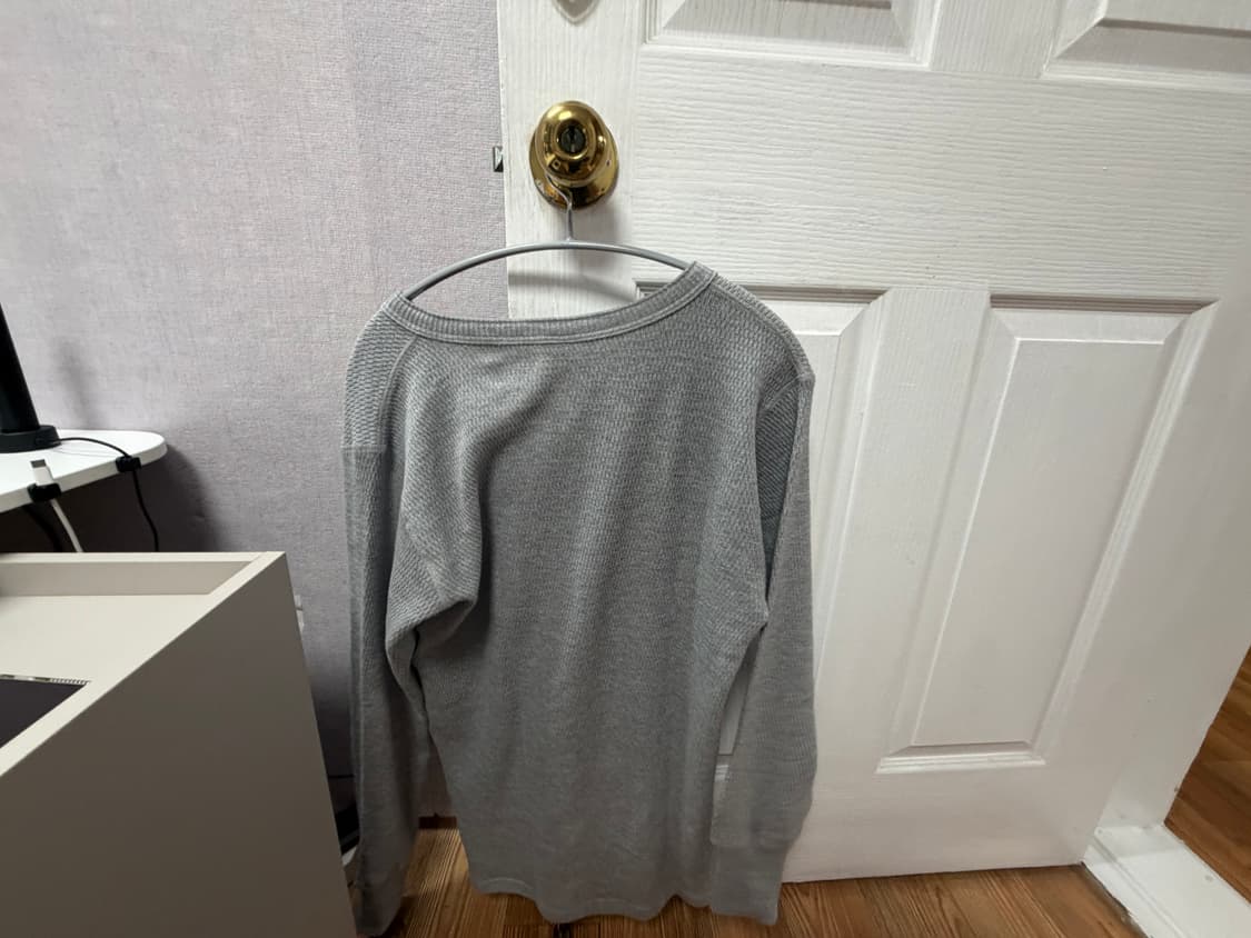 [M]웨어하우스 5904 와플 헨리넥 새상품 상품이미지3